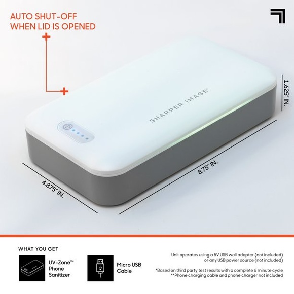 Sharper Image UV-Zone Phone Sanitizer - Picture 4 of 8